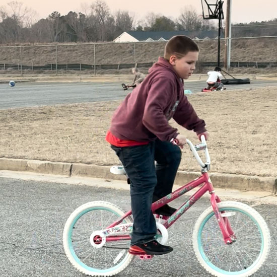 kid playing having fun abba house